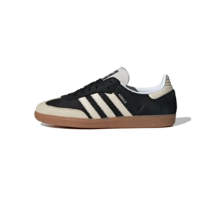 1 adidas SAMBA low beige black retro sneakers