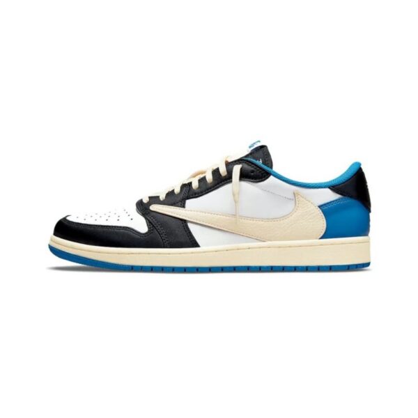 Travis Scott x Fragment Design x AirJordan 1 Low Co branded OG SP sneaker
