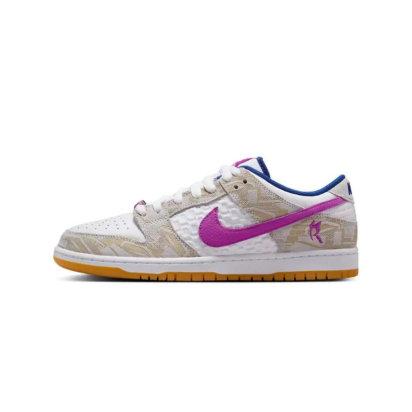 Rayssa Leal x SB Dunk Low"Pure Platinum & Vivid Purple" PRO Sneakers