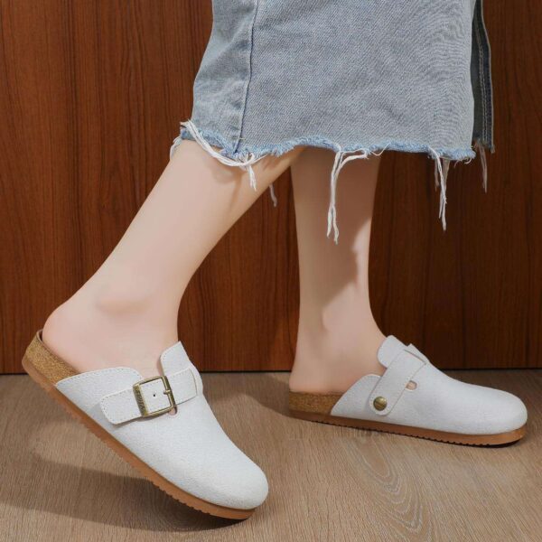 Shuta Premium New BIRKEN Clogs Suede Breasted Cork Sole OG Women's Slipper sandals with box